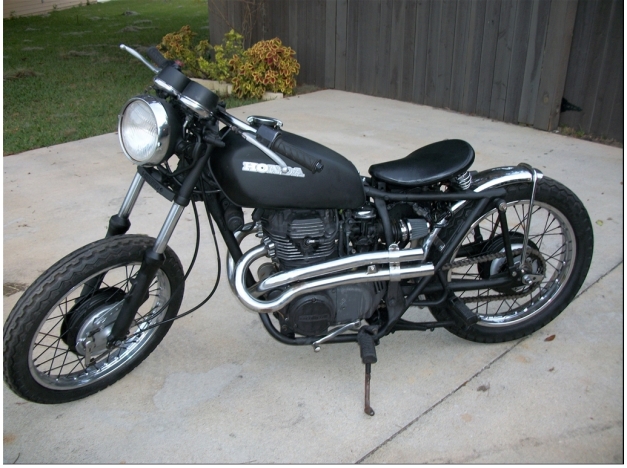 Building a honda bobber motorcycle #4
